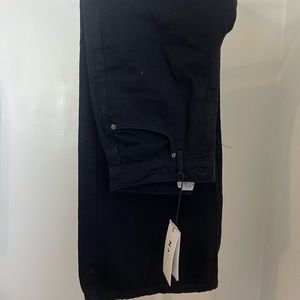 NA-KD Wide Leg Highwaisted Black Jean Size 4